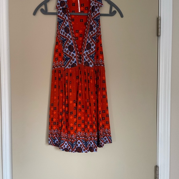 Free People Charlotte mixed print fit & flare top - Picture 9 of 9